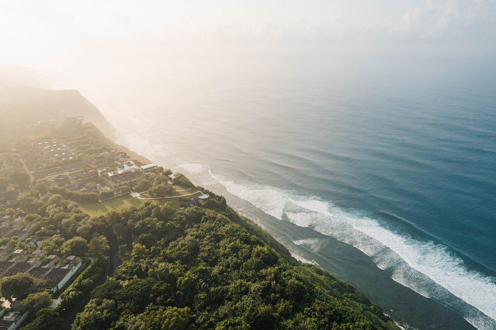 Uluwatu clifftop coastline on the Bukit, the drier southern coast of Bali