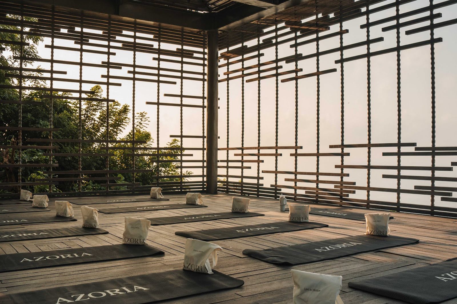 Clifftop Mediterranean setting of Azoria in Uluwatu on the Bukit peninsula, Bali