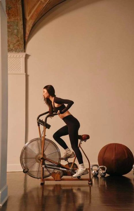 Fitness air bike home workout — Azoria, Uluwatu, Bali