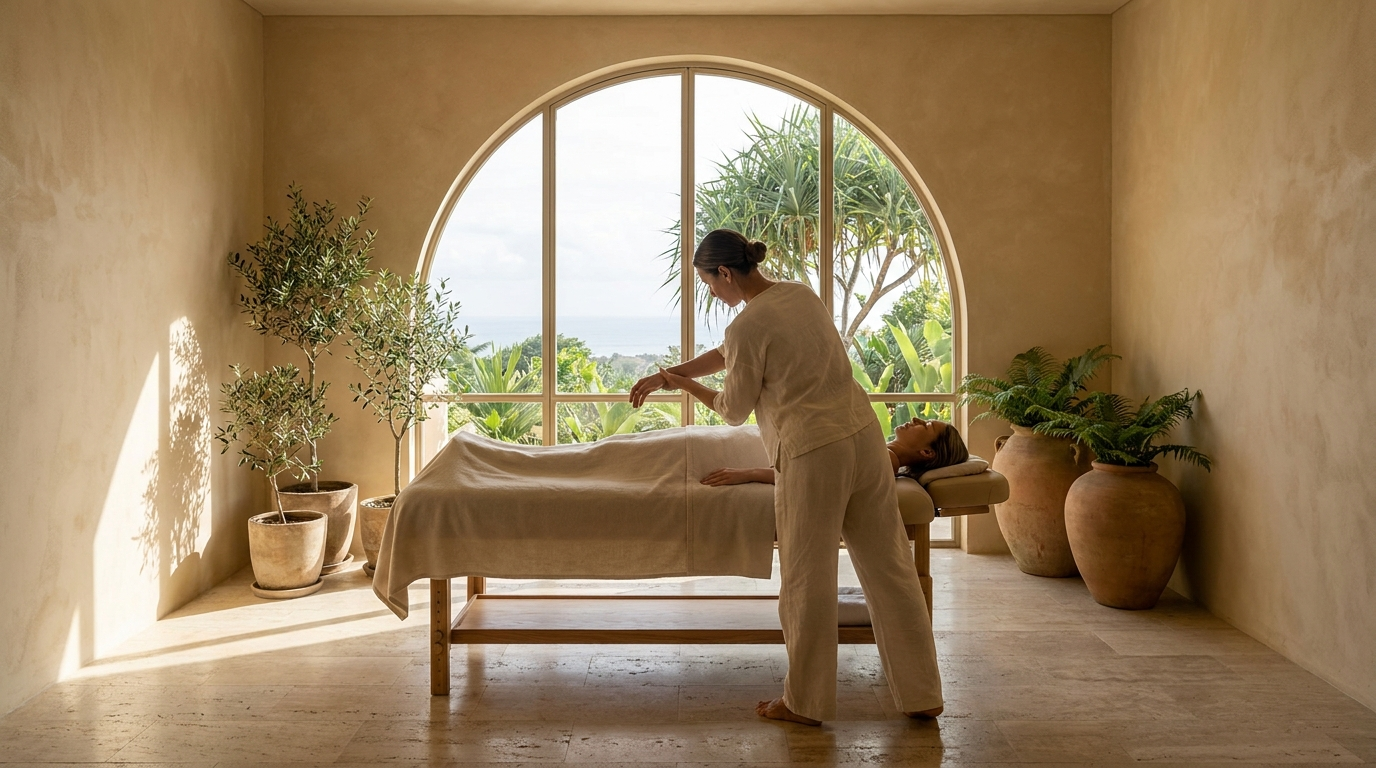 Physiotherapy treatment room — Azoria Wellness, Uluwatu, Bali