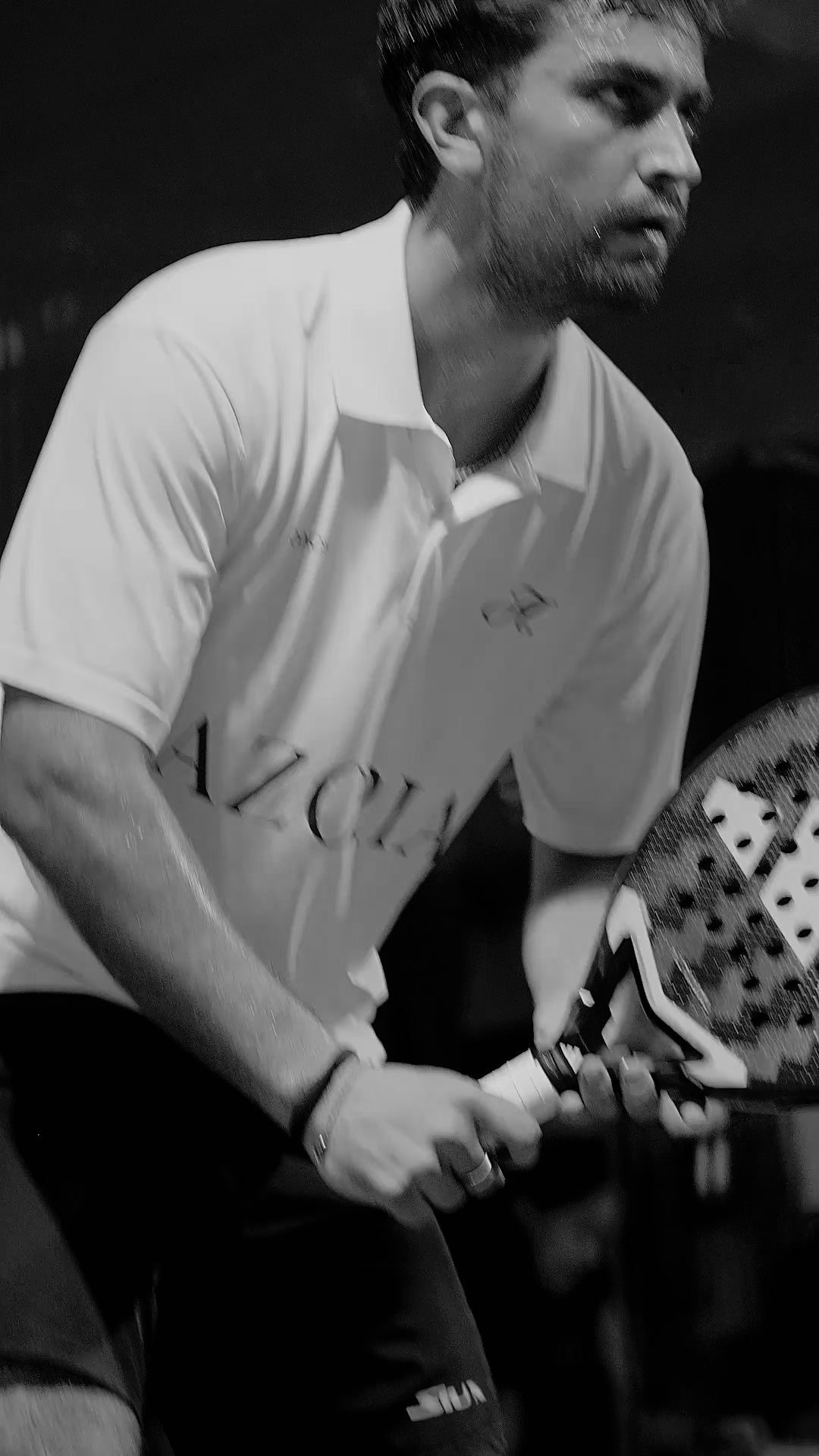 Load video: Azoria padel coach playing padel in uluwatu bali